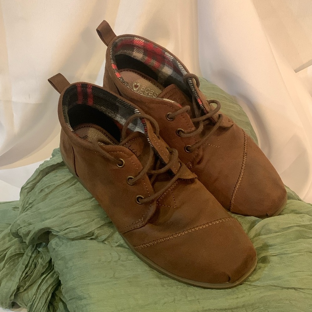 Bobs from Sketchers Brown Memory Foam Ankle Boots